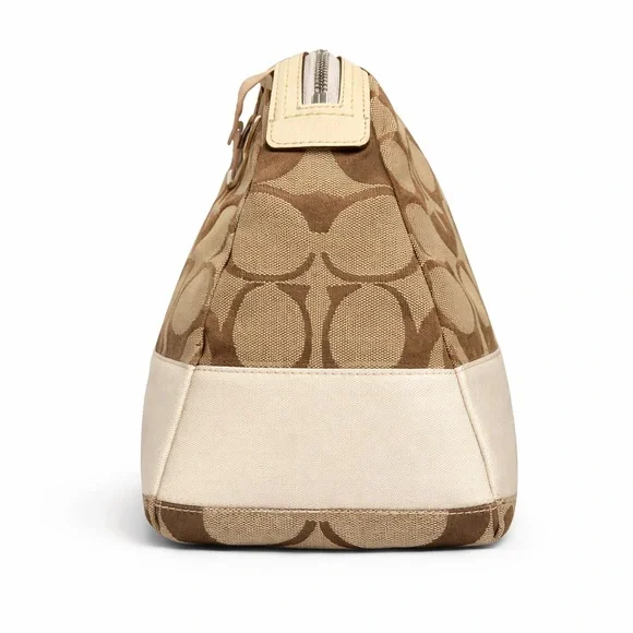 Vintage Y2K Coach Brown and Cream Signature Satchel—NWT - Picture 4 of 5